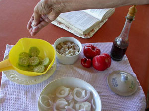 Saler le concombre