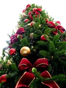 Sapin de Noel d&eacute;cor&eacute;