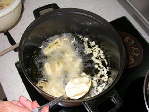 Friture des beignets