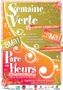 Affiche Semaine verte de Royat Chamali&egrave;res