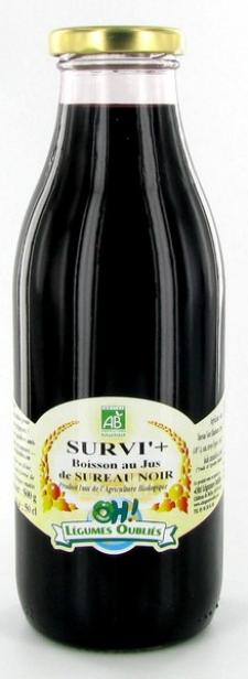 Survi +, une boisson au jus de sureau