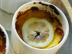 crème gratinée au citron