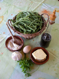 haricots verts sauce blanche : ingrÃ©dients