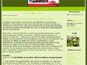 Ca pousse - D.R. Main verte