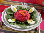 Légumes râpés en salade