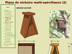 Plan de nichoir &agrave; oiseaux - Nichoirs.net D.R.