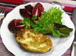 Gratin d'avocat au fromage de brebis