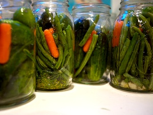 Pickles haricots et carottes