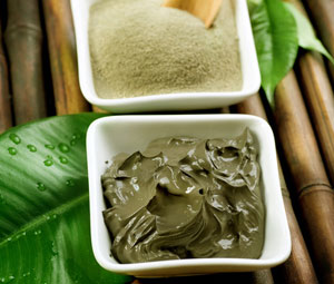 Argile en poudre et en cr&egrave;me