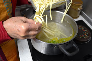 Faire cuire les p&acirc;tes