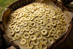 Séchage de pommes