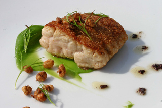 Souchet cuisiné avec du poisson