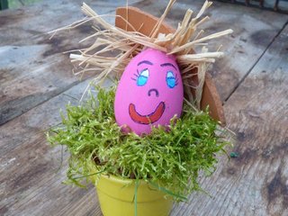 Lutins de Pâques malicieux Oeuf au chapeau