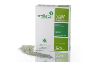 Argile verte en poudre