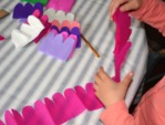 Déroulage de la bande de papier