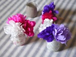 Mini-bouquet de fleurs en papier