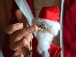 Sujet de Noël en maïs
