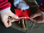 Sujet de Noël en maïs