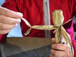 Sujet de Noël en maïs