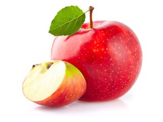 Pomme et quartier