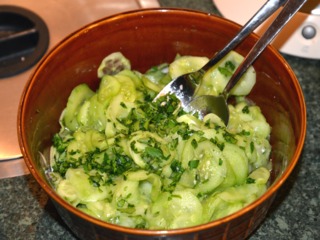 Salade de concombre