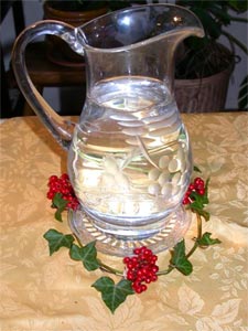 carafe ornée
