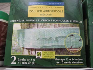 Pafnisoin Anneau De Colle Anti Fourmis Pour Arbres Fruitiers 25cm X 3m - Gel Attrape Insectes