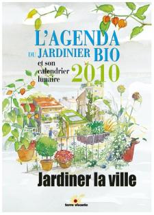 Couverture de l'Agenda 2010 du Jardinier Bio Terre Vivante