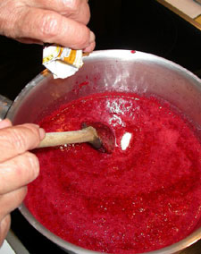 ajout du sucre vanillé