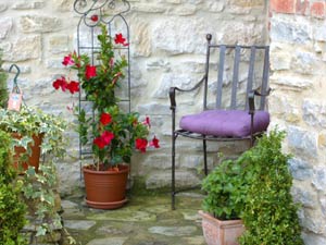sol en carrelage vieilli