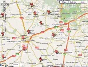Carte des decheteries de France