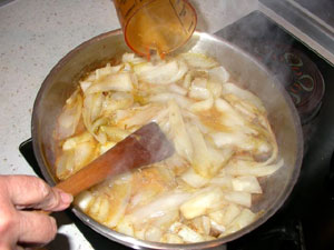 Ajout du jus d'orange