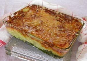 Gratin de macaronis à la tétragone