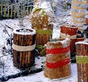 Des idées pour rendre les protections hivernales décoratives