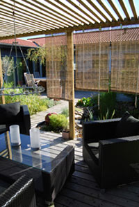Terrasse et pergola