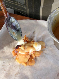 Garniture de la crêpe