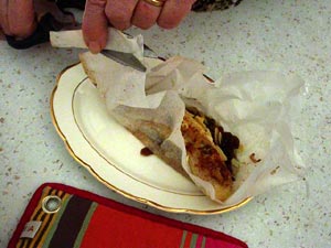 Ouverture des papillotes