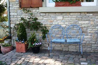 Banc de jardin en fer