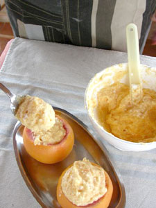 Remplissage des pomelos