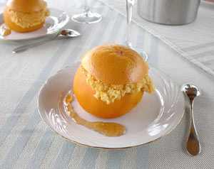 Dessert au pamplemousse