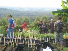 Visiteurs de la foire aux plantes de Gaujacq