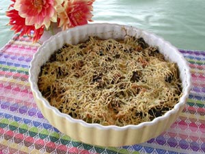 Ingrédients du gratin de brocolis
