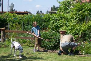 Jardinage en famille