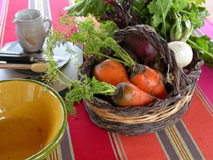 Légumes râpés : ingrédients