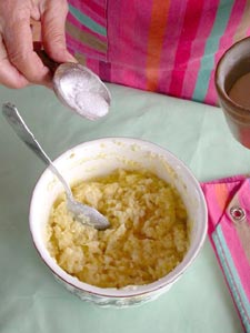 Ajout du sel