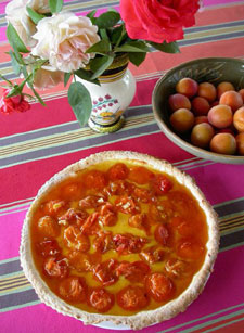 Tarte aux abricots