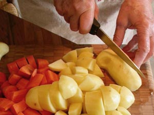 Découpe des légumes
