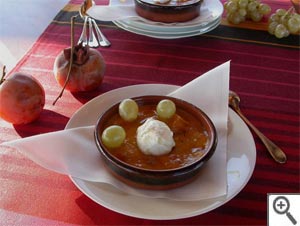 Gratin de kakis au mascarpone