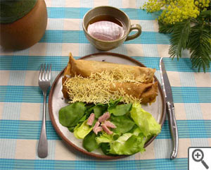 Crêpes au cresson