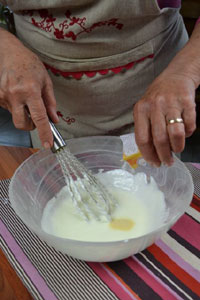 préparation du fromage blanc